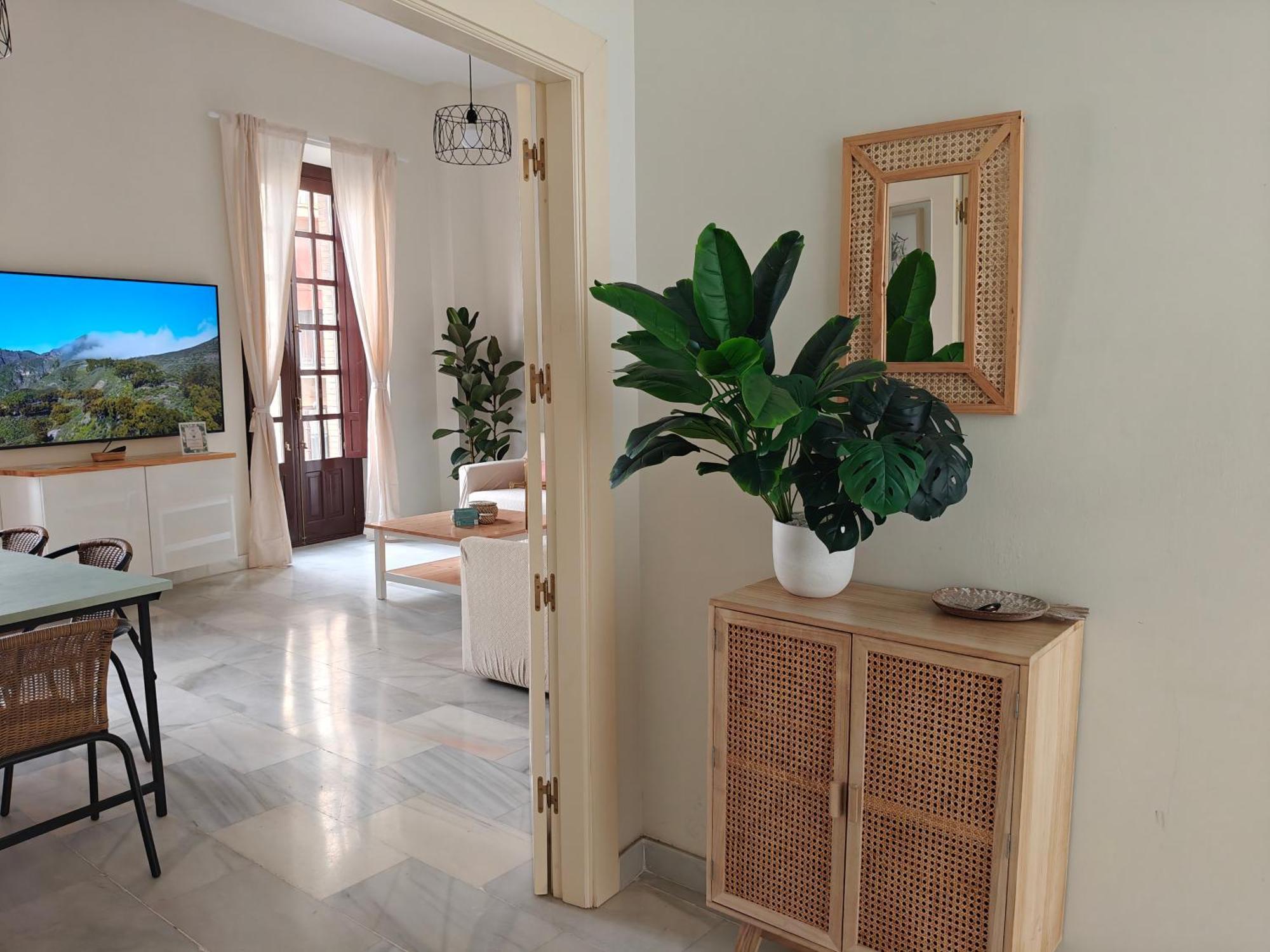 Charming Bright Apartment With Balconies On Cuesta Del Rosario เซบีญา ภายนอก รูปภาพ